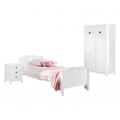 Vipack Jugendzimmerkombi Amori I (3-teilig) - Weiß