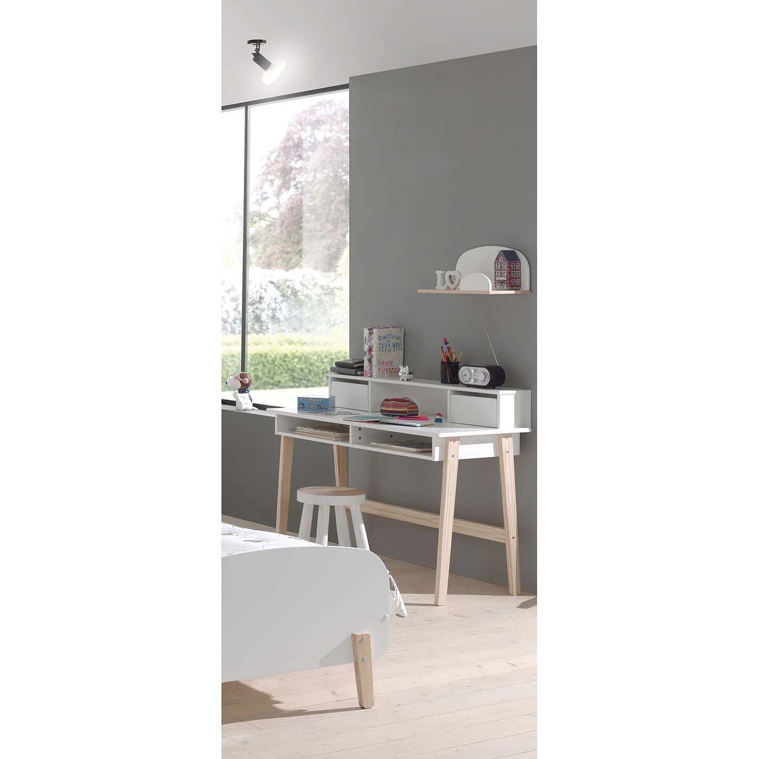 Vipack Schreibtisch Kiddy - Weiß – Bild 3