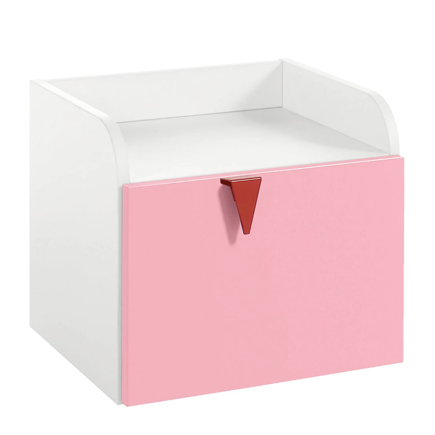 Now! by hülsta Nachttisch hülsta now minimo - Weiß / Rosa