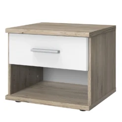 Wimex Nachttisch Joker - Eiche Sanremo Dekor / Weiß