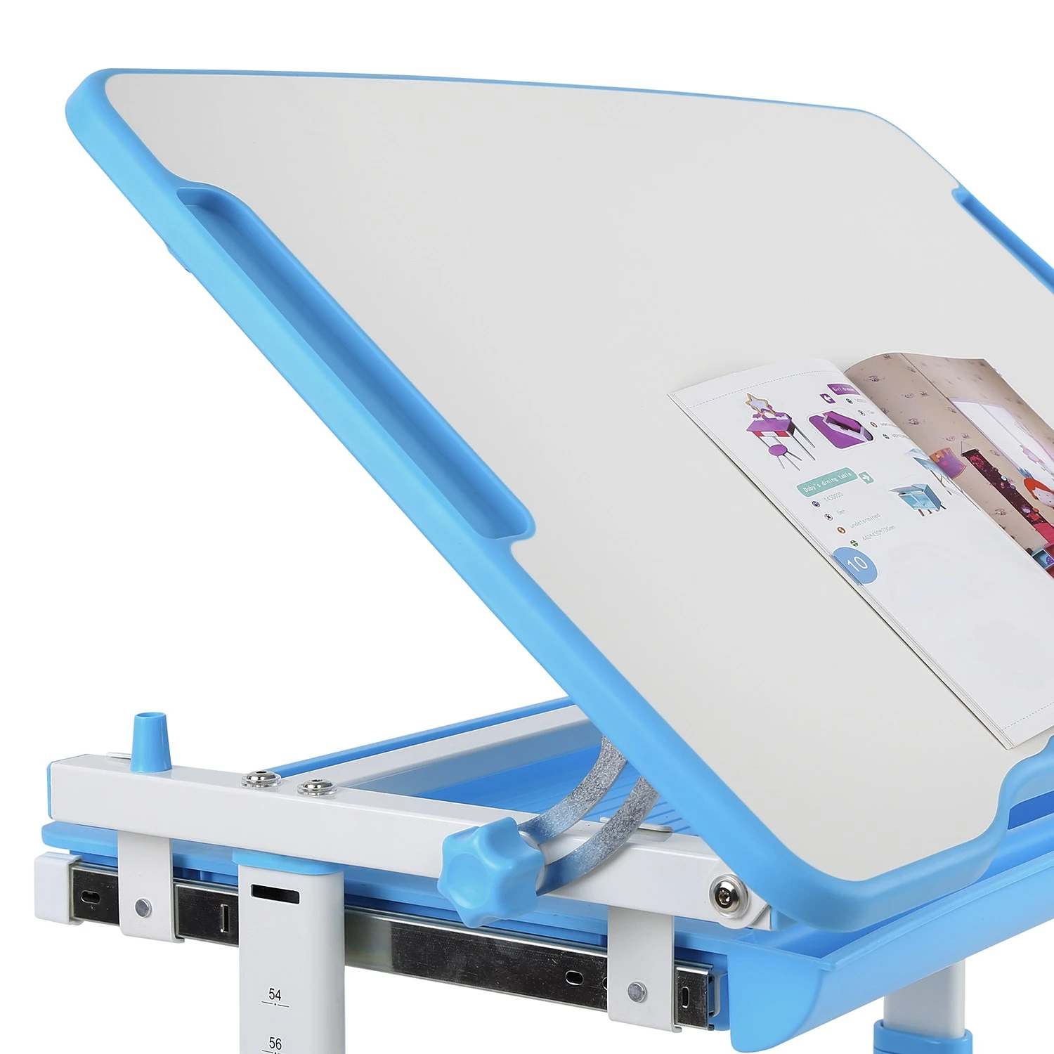 Vipack Kinderschreibtisch Comfortline - Weiß / Hellblau – Bild 7