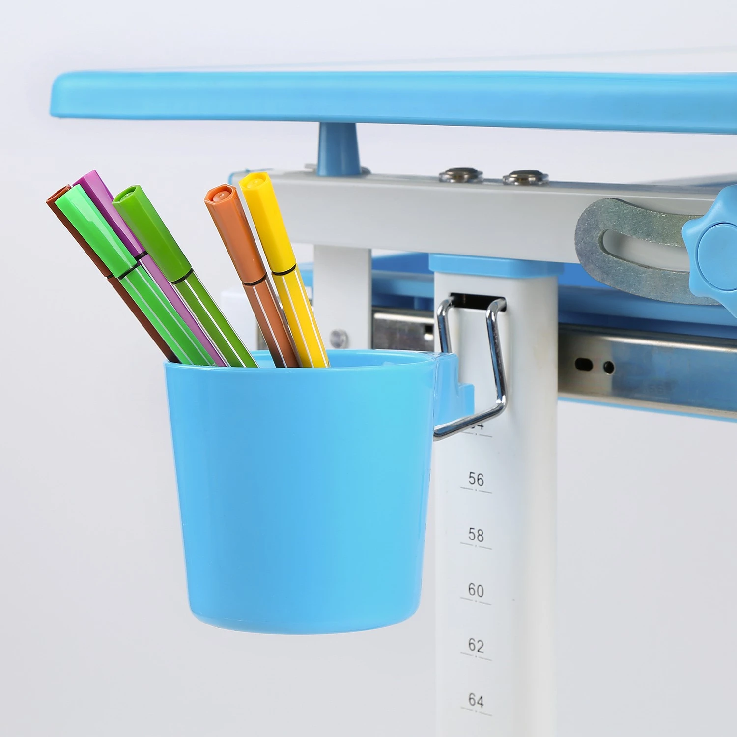 Vipack Kinderschreibtisch Comfortline - Weiß / Hellblau – Bild 9