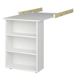 Anbauschreibtisch Memphis - Weiß