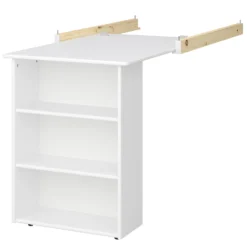 Anbauschreibtisch Memphis - Reinweiß