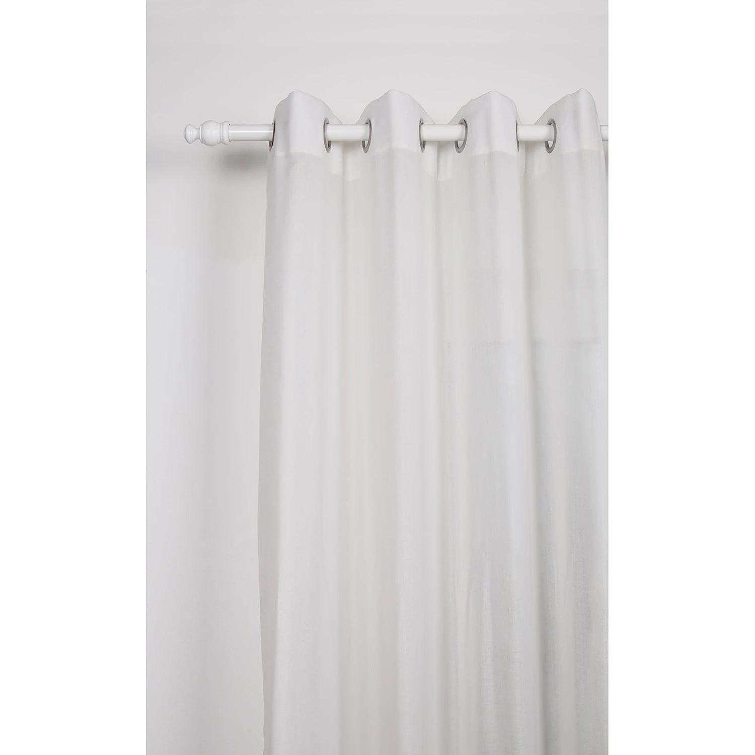 Mydeco 28mm Gardinenstange Mini - Weiß - Breite: 120 cm – Bild 3