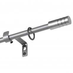 Mydeco 13/16 Gardinenstange Rillcube ausziehbar - Zamak - Silber