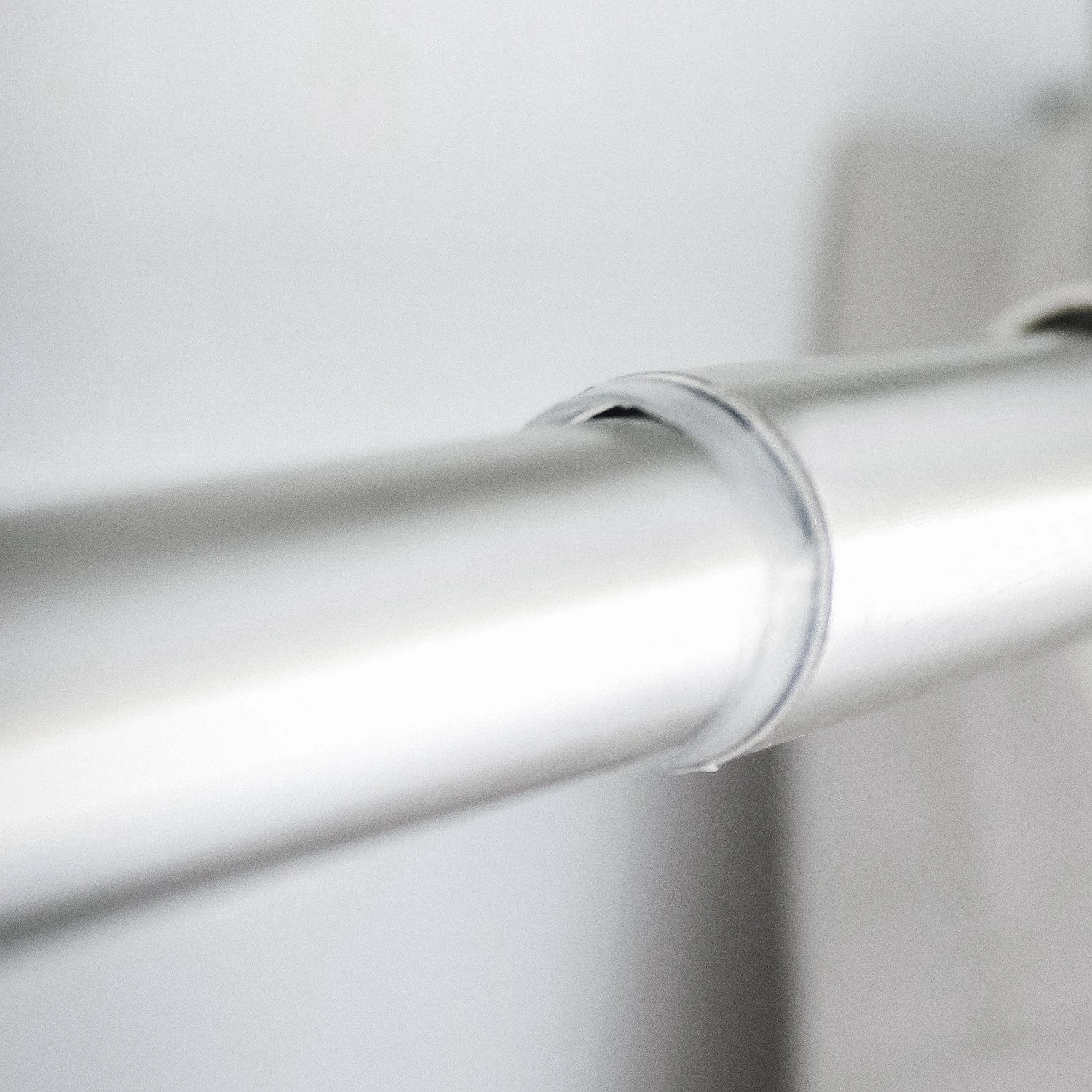 Mydeco Gardinenstange 2in1 ausziehbar - Zamak - Edelstahl-Optik - Breite: 120 cm – Bild 4