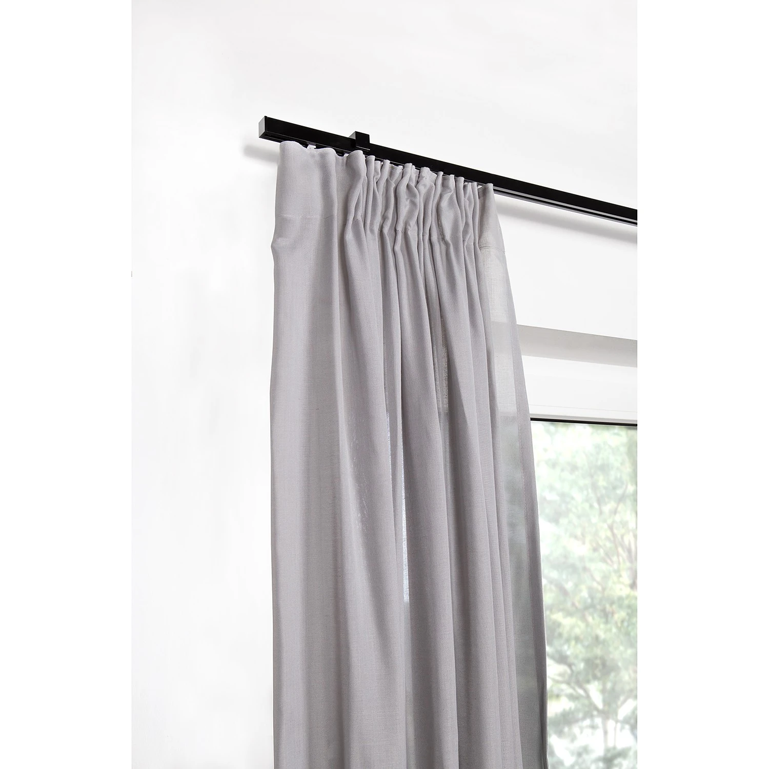 Mydeco 20mm Innenlaufgarnitur Square - Zamak - Schwarz - Breite: 160 cm – Bild 2