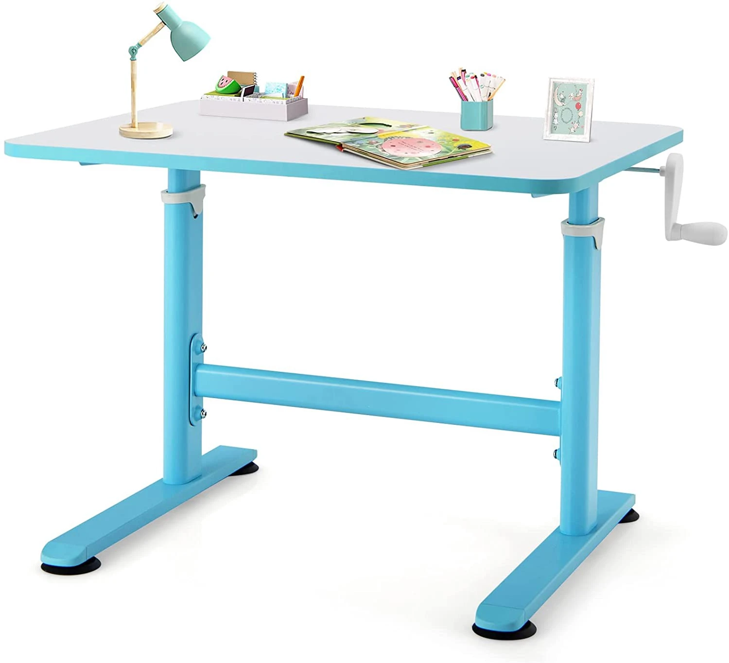 Costway Kinderschreibtisch Schülerschreibtisch