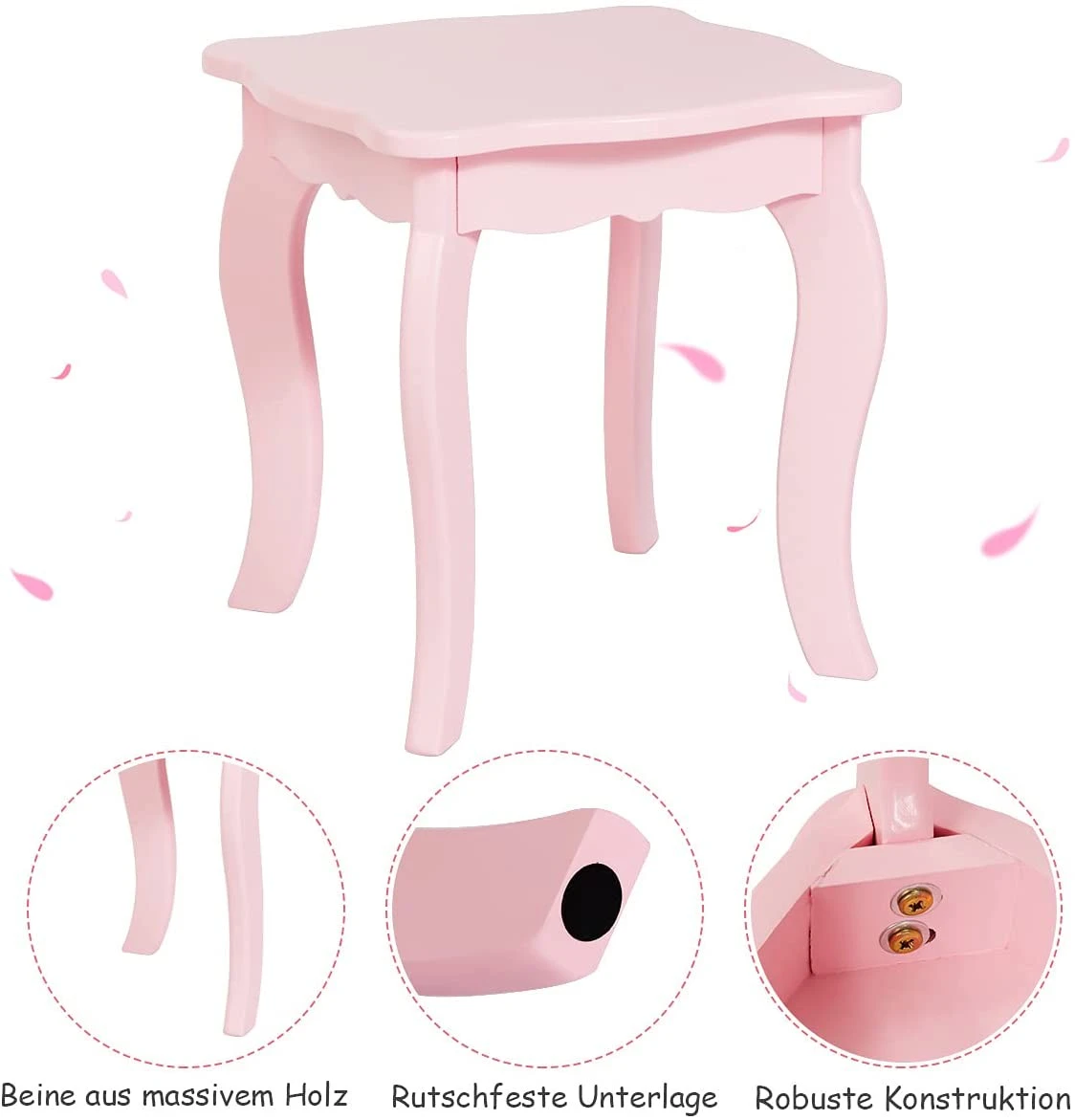 Costway Kinder 2 in 1 Schminktisch Set – Bild 4