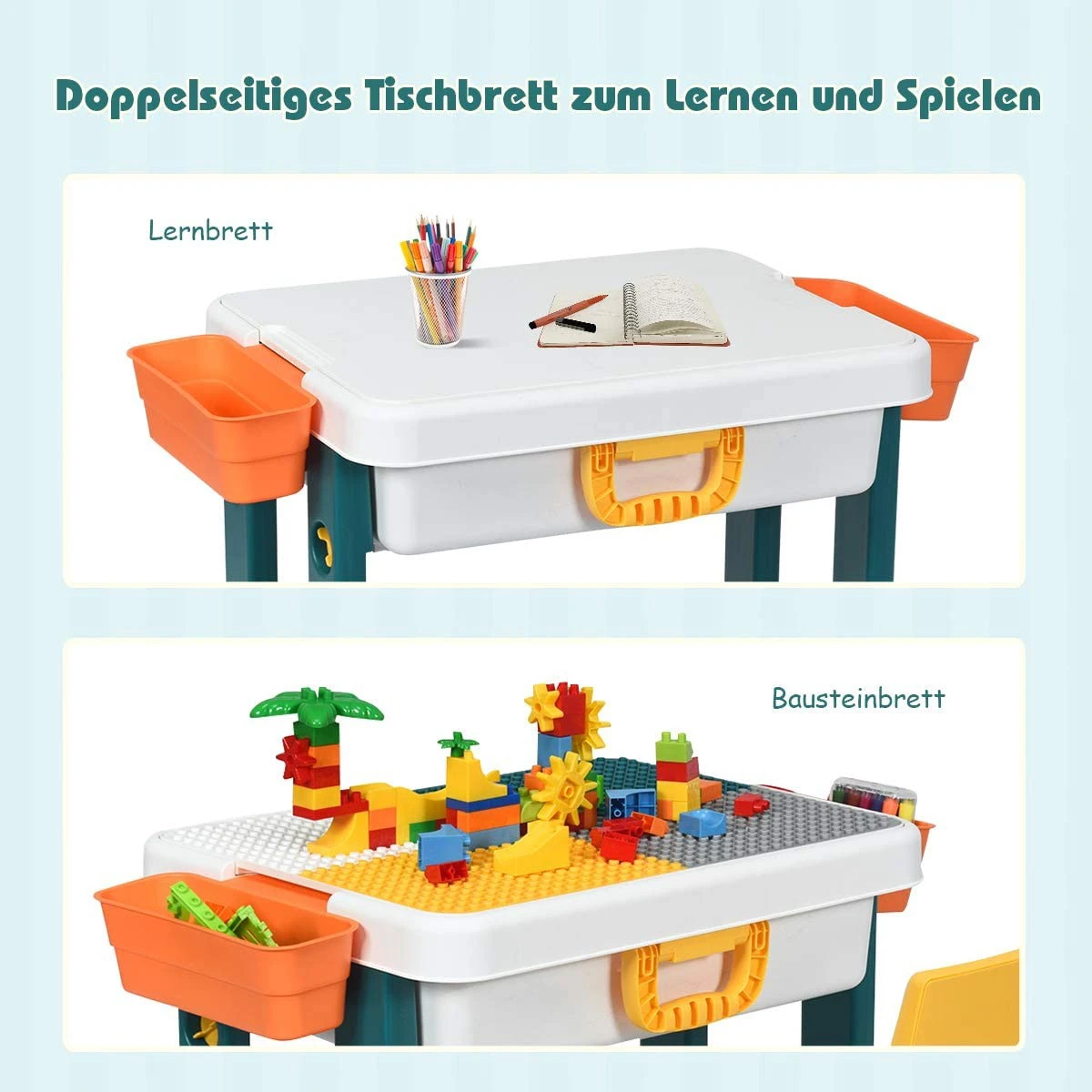 Costway 5 in 1 Kinder Aktivitätstisch – Bild 4