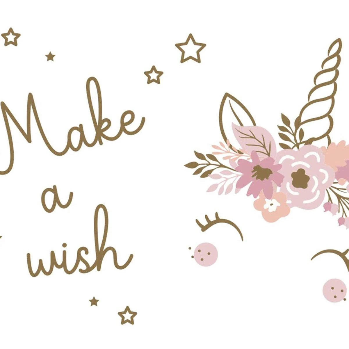 Atmosphera Créateur d'intérieur Kindertisch mit Einhornmotiv, MDF – Bild 3