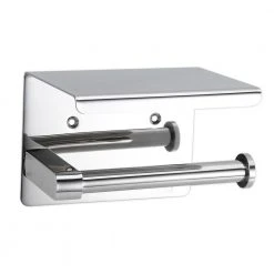 Intirilife Toilettenpapierhalter mit Ablage