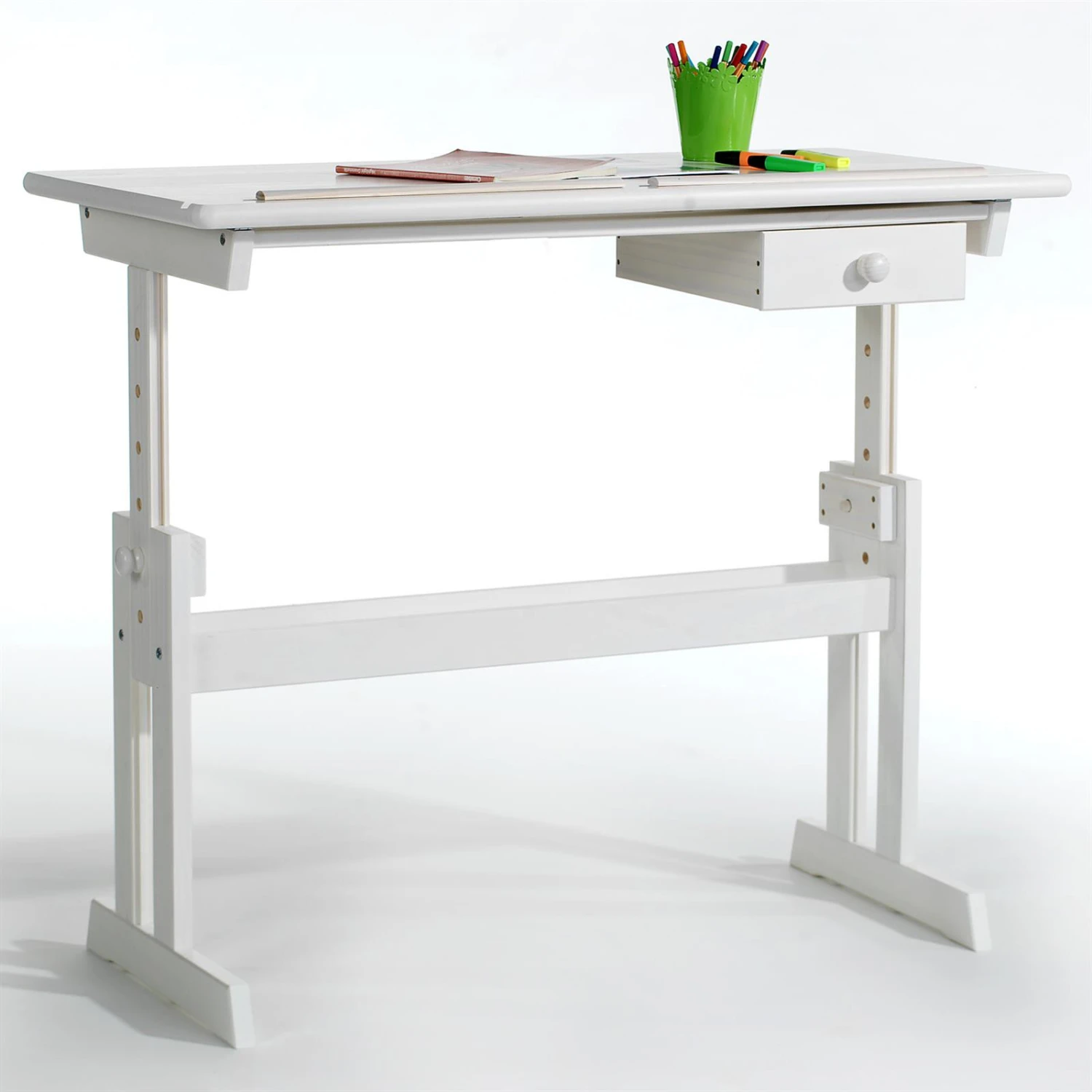 IDIMEX Kinderschreibtisch FLEXI - Weiß – Bild 3