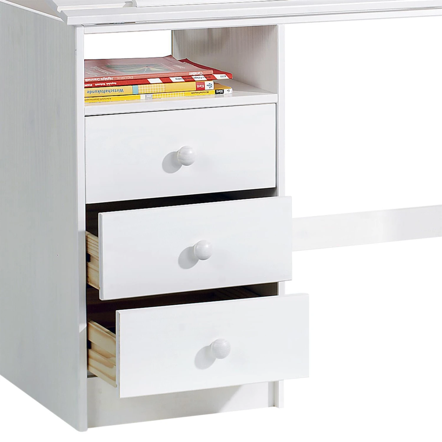 IDIMEX Kinderschreibtisch KEVIN - Weiß – Bild 3