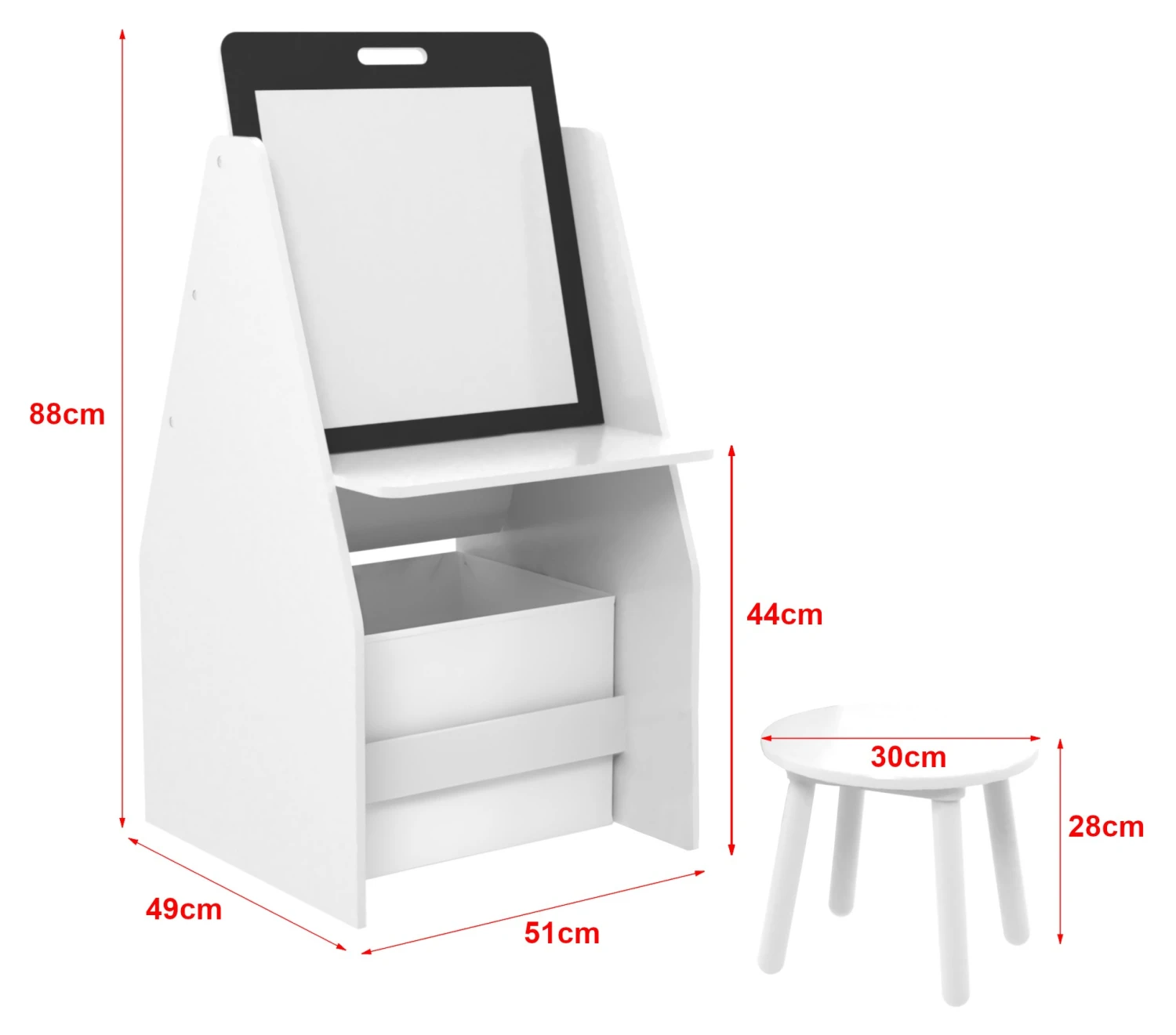 En.casa Kindertisch mit Sitzhocker Ferrol – Bild 7