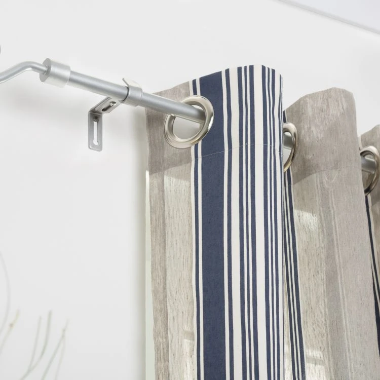 Lichtblick Gardinenstange Kringel II (1-läufig) - Metall - Silber – Bild 2