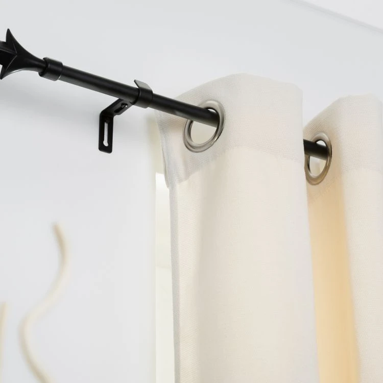 Lichtblick Gardinenstange Lilie I (1-läufig) - Metall - Schwarz – Bild 2