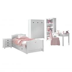 Vipack Jugendzimmerkombi Amori I (6-teilig) - Weiß