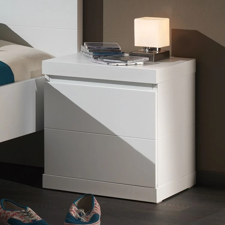 Vipack Nachtkommode Lara - Weiß – Bild 2