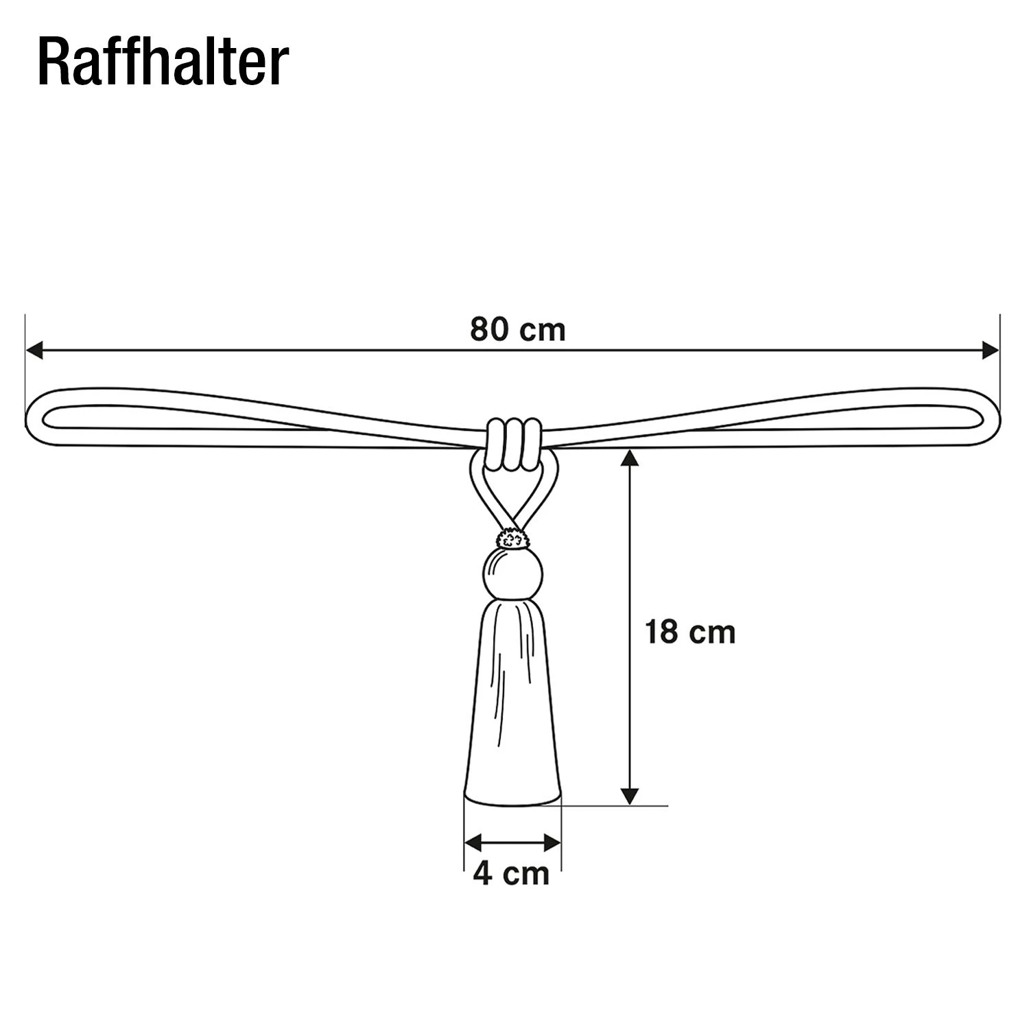Gerster Raffhalter Salloa - Elfenbein – Bild 2