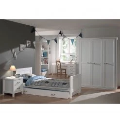 Vipack Jugendzimmerkombi Lewis II (6-teilig) - Weiß
